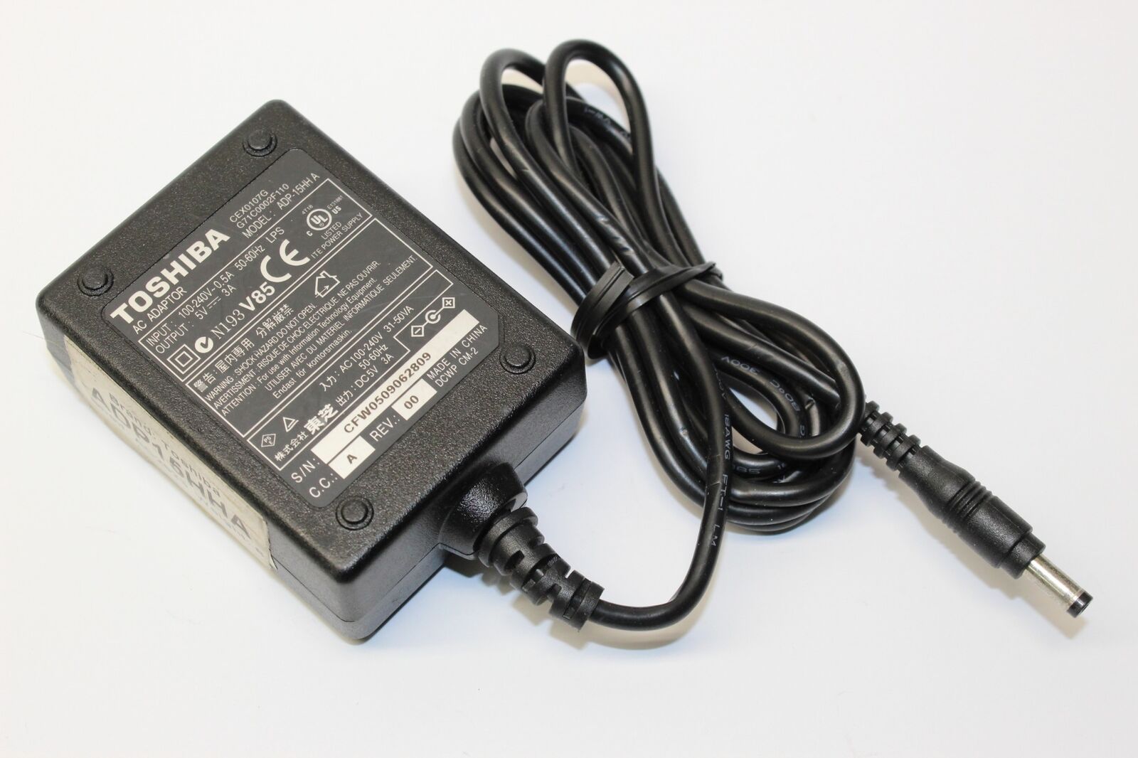New 5V 3A Toshiba ADP-15HH-A Power Supply Ac Adapter